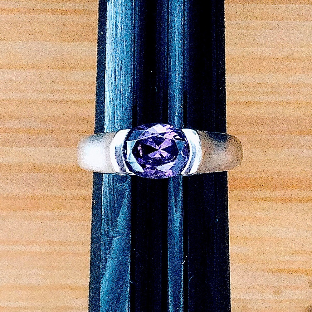 $76  Mish Tworkowski Estate Ring  Sterling Silver  Size 6  Marked MISH 925